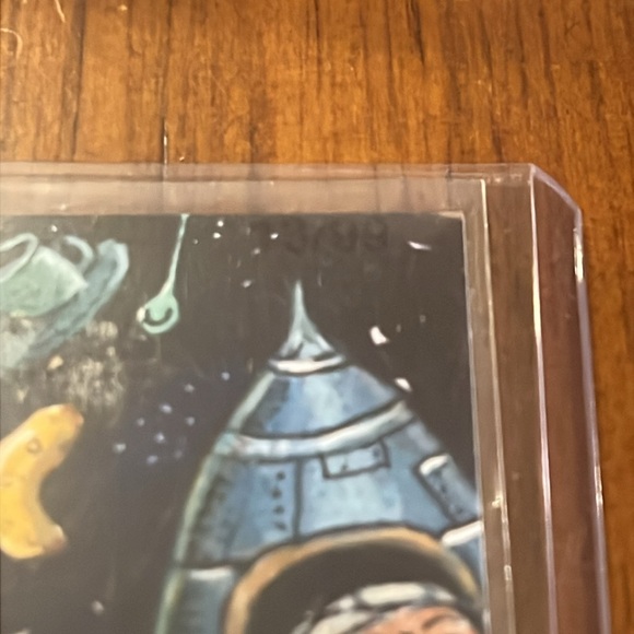 Garbage Pail Kids Intergoolactic Sticker Card 18B Hostile Harper Blue 13/99 - Picture 3 of 3